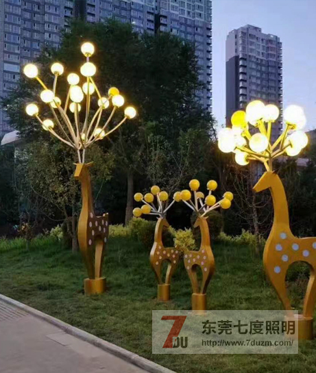 梅花鹿麻豆视频APP官网下载燈安裝現場實拍效果圖