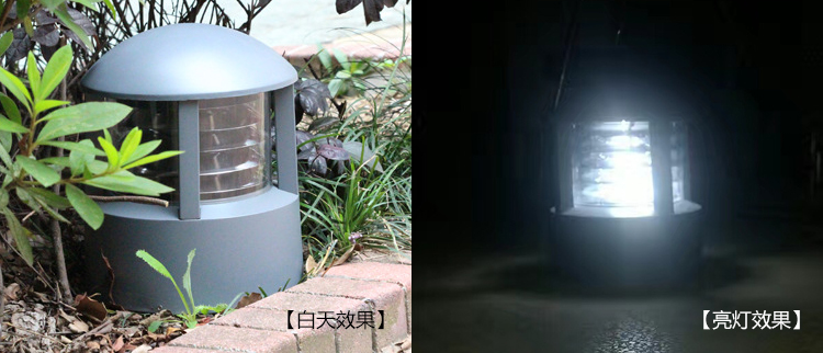 麻豆视频APP官网照明(QDCPD-YZ003)廣場公園戶外鑄鋁圓頂矮柱草坪燈安裝效果圖片