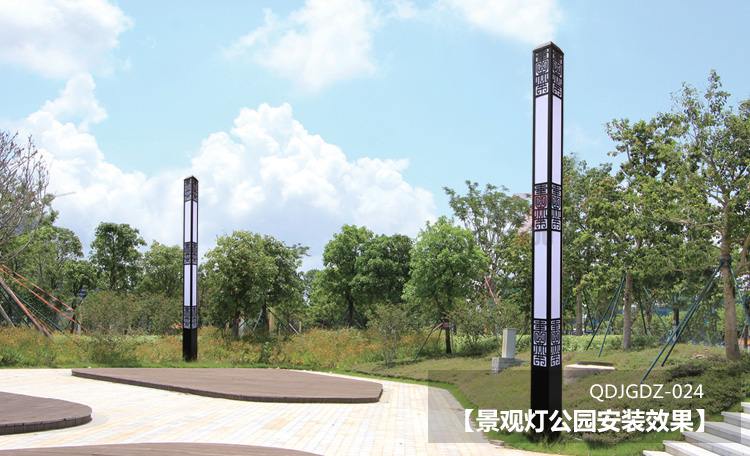 (QDJGDZ-024)方形新中式廣場麻豆视频APP官网下载公園安裝效果圖