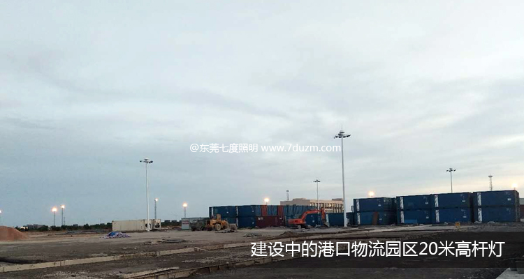 建設中的港口物流園區麻豆视频污APP在线下载安裝效果展示