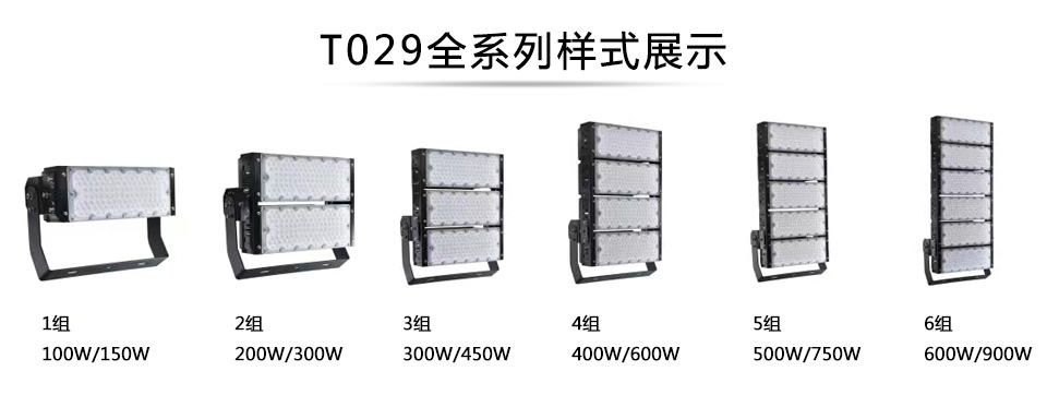 QDLED-T029球場麻豆视频污APP在线下载LED投光燈1組-6組全係列展示
